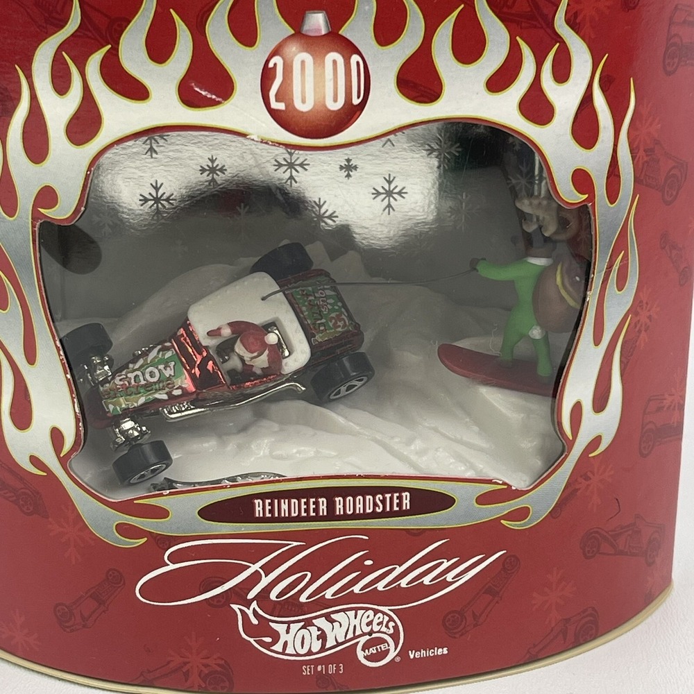 Hot Wheels Holiday Reindeer Roadster  Holiday 2000 New in Box 29083 - Picture 3 of 9